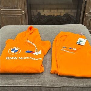 BMW Motorsport Vibrant Orange Apparel Set